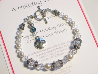 unknown ALS Holiday Wish Bracelet