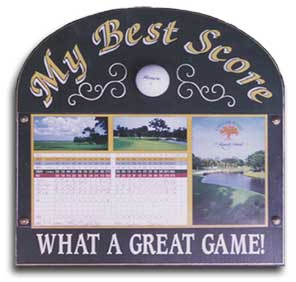 unknown Best Score Golf Sign