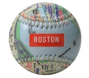 unknown Boston Map Baseball