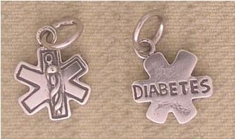 unknown Diabetes Medical ID Charm