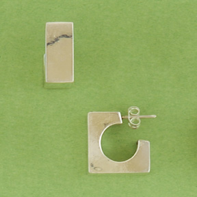 unknown Square Silver Earrings