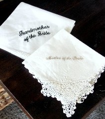 unknown White Linen Handkerchief