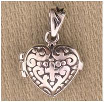 unknown Heart Prayer Box Necklace