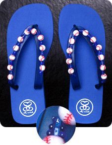 unknown Homerun Baseball Flip Flop Sandals