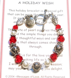 unknown Holiday Wish Bracelet