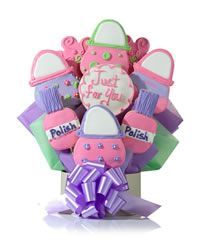 unknown Pretty in Pink Cookie Gift Bouquet