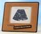 Display your ultrasound picture in a unique way   with this "Under Construction" baby frame.   The picture opening is 4" x 3.25"