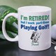 In the early morning hours, enjoy your coffee in your Personalized Retirement Coffee Mug. Instead of rushing off to the office, you are now leisurely heading to the golf course to enjoy a daily round of golf. 
