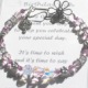 Our Twenty First Birthday Wish bracelet is designed to help celebrate that special number 21. Made with swarovski crystals and bali sterling silver. Each bracelet comes with the special Messages of Love Poem as shown below. Choose between the standard color as shown or a birthstone. Standard size approx. 7 1/2".