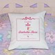 Our Personalized God Bless Christening Throw Pillow makes a great gift for any little girl on her christening or baptism day. Create forever lasting memories she will be able to cherish for years to come.