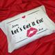 No hidden message here! Our to the point Lets Get It On Personalized Pillowcase. Personalized with you and your lovers name. Get ready for a night of Passion & Fun! 
