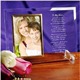 Your Mom will love your personal sentiments & thoughtful picture beautifully presented in the Engraved Picture Frame. An Engraved Picture Frame with Mothers Day poem makes a perfect Mothers Day gift she will love forever. Frame measures 8" x 11" and holds your 4" x 6" photo; includes clear easel legs for top display. Engraved Mothers Day Keepsake includes FREE Personalization! Choose our Mothers Day poem ... To My Mom and personalize with any opening sentiment and any two line message after the Mothers Day poem or Create Your Own Poem for Mom, up to 20 lines.