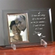 All I Need Beveled Glass Picture Frame can be personalized with names to make a beautiful and keepsake gift idea. Great for anniversary gift, special birthday gift or just because gift idea. Poem reads: If there were nothing left in the world but our love for each other, I would still have all I need.