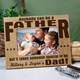 Fathers play a significant roll in our lives. Why not let Dad know how special he is to you with our Anybody Can Be...Dad Personalized Picture Frame. Give Dad an engraved picture frame he can proudly display in his home or office. A great personalized gift for Dad to love & cherish forever.