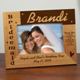 Our Personalized Bridesmaid Wood Picture Frame measures 8 3/4"x 6 3/4" and holds a 3½"x5" or 4"x6" photo. Easel back allows for desk display. Includes FREE Personalization! Personalize your Flower Girl Wood Picture Frame with any Bridesmaids Name, Bridal Couples Name and Wedding Date. 