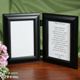 Let Dad know just how important he is to you on your wedding day and present him with our Framed Daddys Little Girl Poem. Personalize with a short message at the bottom of the poem and make it a keepsake gift. Include a childhood photo of the two of you or a wedding photo. Available in wood or silver. Please allow 1-3 days for personalization prior to shipping. This item is not able to be gift wrapped. 