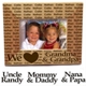 Picture your Mom, Dad or Grandparents enjoying this classic personalized "We Love" or I Love wooden picture frame! 