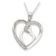 Share your thoughts and true feelings with our My Heart is Yours keepsake necklace. Sterling silver 18". 
