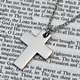 Engrave a special message or scripture verse on the front and/or back with traditional or laser engraving. See below for chains and necklaces to fit this product, which are available for purchase separately. Engrave a special message or scripture verse on the front and/or back 