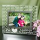 Picture your Mom, Dad or Grandparents enjoying this modern personalized glass picture frame every day. Our Grandma and Grandpa engraved glass picture frame makes a unique gift from the grandkids or children. 