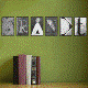 Our Architectural Name Frame Singles are a take off of our one-of-a-kind Architecture Name Frames. Each letter or symbol is individually framed, allowing you freedom and creativity when hanging on your wall. Frame measures 4" x 6". Note: No letter style will be repeated and may vary from those pictured.