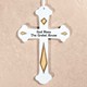 This personalized wall cross is a lovely way to bless your home or to honor a friend or family member of the Christian faith. Our Engraved Family Wall Cross makes a perfect religious gift for any occasion, whether its a confirmation, first communion, housewarming or a wedding gift. This unique Personalized Cross is sure to be loved by all.