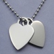 Celebrate a special retirement with our Years of Service Retirement Necklace. This double heart 316L stainless pendant comes with a 20 inch stainless bead chain. Engrave both hearts with a message. Pendant is made of 316L Surgical Stainless Steel. Most stainless jewelry on the internet is 304 Stainless. Although both are hypoallergenic 316L is non-corrosive. It is also known as "marine grade" stainless steel due to its increased resistance to chloride corrosion compared to type 304. Chain is 304 stainless. Great for corporate retirements, teacher retirement gifts, nurse retirement gifts...