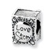 Let our sterling silver love story bead signify a memory or event on jewelry designed by you. Express yourself and create a bracelet of meaningful events.