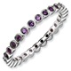 This stunning stackable amethyst ring makes a great gift for a February birthday, Mothers Day or as women like to call it a "just because gift" idea.