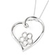 Sterling Silver CZ My Special Niece 18in Flower in Heart Necklace is a thoughtful and meaningful gift idea to give to your niece on a special occasion, wedding day, birthday or even holiday. This keepsake necklace expresses just how you feel about your niece in a thoughtful and loving way.
