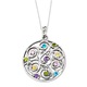Send someone special a gift from the heart. The necklace makes a great gift for a special occasion or graduation. 18" NECKLACE MULTI-COLOR CZ