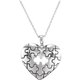Keep loved ones close at heart with our Piece of My Heart Necklace. Jewelry designed to express our feelings. This sterling silver 18" necklaces comes gift boxed with the message card as shown below.