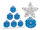 Celebrate the holiday season with a little sparkle and glitter. Sparkling Crystal Snowflake Tac Pin Product Features Include: Genuine Crystals Sterling Silver Finish great for family, friends, teachers
