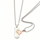 Celebrate a special occasion with a keepsake gift for both him and her. Our stainless steel polished and rose gold plated heart set makes a wonderful gift both can enjoy.