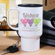 Reminisce about wonderful times spent with your sisters whenever you bring along your Personalized Sisters Heartstrings Travel Mug. Personalized Sister Travel Mugs are great for the woman who is always on the go. Give each sister a personalized Travel Mug to show them you will always be together, no matter where you are.