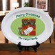 Our Teddy Bear Family christmas Platter makes a wonderful Personalized Christmas Gift for your family. All of your family and close friends will love displaying this fun and festive Personalized Teddy Bear Family Christmas Plate in your home. Each Personalized Christmas Platter looks great year after year and is destined to be a family heirloom. 