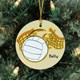 Easily score points with the Volleyball enthusiast in your life when you give this Personalized Volleyball Ceramic Ornament. Personalized Volleyball Christmas ornaments make great gift ideas during the holidays to celebrate the hard work and achievements your players or coaches have made.