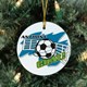 Score a goal with your MVP this Christmas when you give this Personalized Soccer Ceramic Ornament. Our Soccer Personalized Ornaments make excellent end of season gifts that your team and coaches are sure to enjoy. Your new Soccer Fan Ornaments are great for celebrating the holidays or any special occasion. 