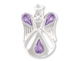 Our Angel of Friendship pin is a special and meaningful gift idea to give to a friend any time of year. Silver toned with amethyst crystals along with a meaning card make the gift a truly memorable keepsake.