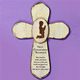 Celebrate a First Communion with our thoughtful gift idea. First Communion Blessings May Jesus live within your heart, keep you in His care, Guide and guard you, day and night, and answer every prayer. Hardboard cross features distress-printed facing. Ready to hang. 6" x 8". 