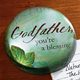 Show your Godfather just how special he is with our colorful paperweight. Domed glass paperweight displays artwork. With protective felt on bottom. In black gift box. 3" diam. x 1 18" high. Great for baptism gifts, communion gift ideas or holiday or birthday celebrations.