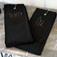 Our Personalized Bar Towels make the ideal complimentary accessories for our bar and pub signs, as well as your home décor! Personalized with a custom line of text in red thread, underneath a fine design or Spirits & Ale (2176) or Wine (W2176) in white stitching, these custom terry cloth towels are must haves for home bars. Fashioned in 100% velour terry cloth, the custom stitch towels feature free personalization, an absorbent design, as well a grommet and hook attachment. 