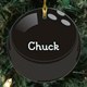 Personalize an ornament for commemorate a high game, give as a holiday gift or grab bag gift. Ceramic Ornament is flat and measures 2.75" in diameter. Each Ornament includes a ribbon loop to easily hang from your Christmas tree.