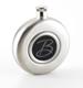 This stylish round flask says “class” from its simple yet chic design to the elegant center monogram. Fashioned from highly polished stainless steel with an easy-to-open screw-on cap, our Manhattan flask fits easily in a pocket or briefcase. Holds 5 ounces and is personalized with one letter. 