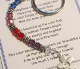 Just like our friendship bracelet, this friendship keychain comes with the special friendship poem. Each color represents a special quality about your friend. Give your friend this unique and special gift.