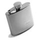Reminiscent of pocket flasks manufactured in the 20s and 30s, this textured stainless steel flask holds 4 fluid ounces. Personalized with one line of up to 10 characters. 