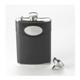 Hell be in high spirits as he carries his liquid libations  alcoholic or nonalcoholic  in this luxurious leather and silver flask, which holds 8 ounces of his favorite beverage. Pocket-sized for portability, it includes a special funnel so he can filler up with ease. 