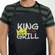 A colorful option for a grilling apron. Choose between black, blue or red. Great to use indoors or out. 