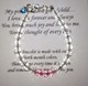 Our grandchild gift bracelet is a special gift to give to a special granddaughter on her birthday, holiday or even celebrations such as a graduation. Create the bracelet in the birth month colors of you and your granddaughter to let her know that you are always close at heart. Bracelet is made with Swarovski crystals and sterling silver claps/chain. The item fits sizes 6-7 1/2” Other sizes can be made available, simply contact us.