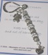This beautiful keychain with an angel charm is made from swarovski crystals and bali silver. The key chain is a perfect gift for someone special, a teen driver, graduation gift or yourself. Choose crystal as shown or a birthstone color.